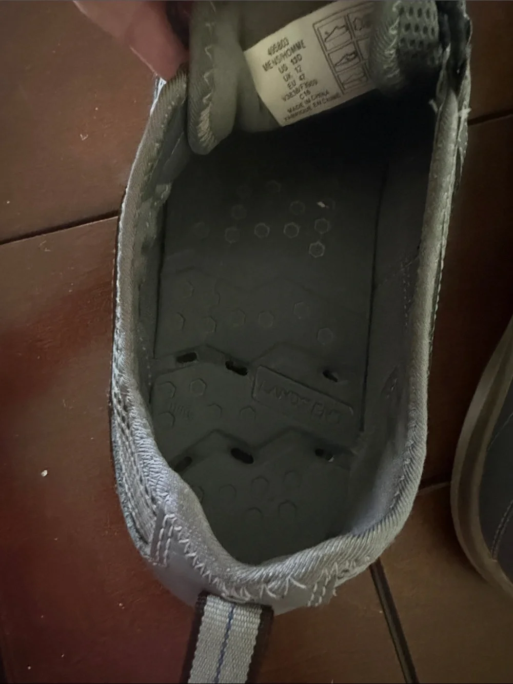 Land’s End Grey Mesh Men's Casual Sneakers